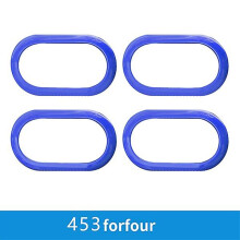 (Blue-4PCS) Car Inner Door Bowl Decorative Shell Cover For Smart Fortwo Forfour 453 Car Accessories Interior Styling Modification Sticker - Automotive Interior St