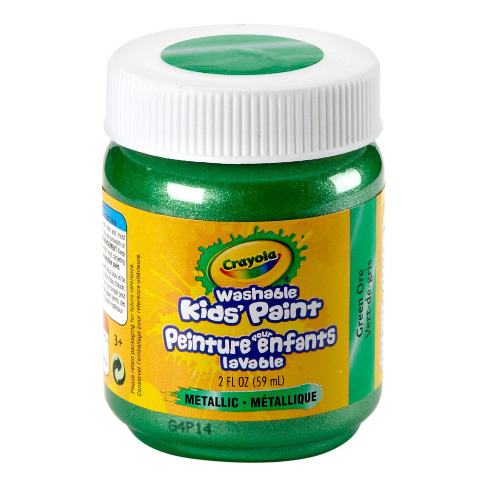 Crayola Washable Kids Paint 2 Oz Green Ore