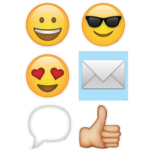 Creative Teaching Press Emoji's Cut Outs 6"""" (6068)