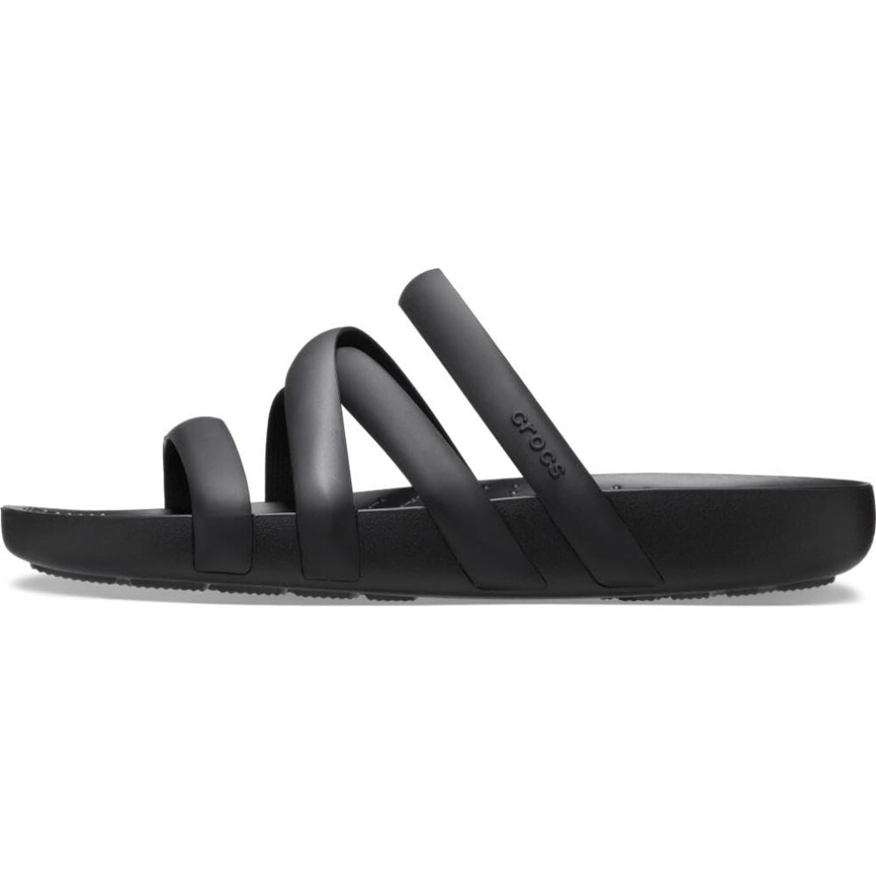 Crocs Women's Splash Strappy Sandals Black Numeric_11