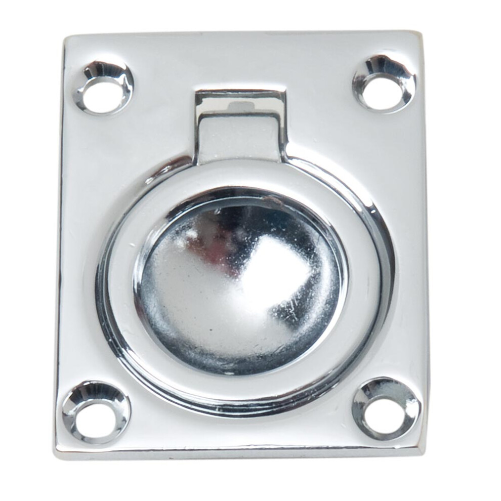 Perko Chrome Plated Zinc Flush Ring Pull 1-3/4 X 1-1/8 085226020544