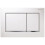 Geberit Geberit Actuator Plate Omega30 For Dual Flush: White/Bright Chrome 1