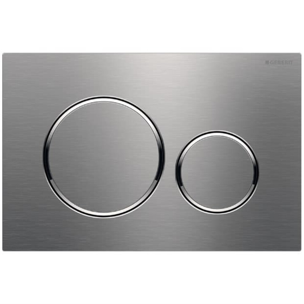Geberit Actuator Plate Sigma20 For Dual Flush: Pvd Brushed Nickel