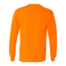 Tricko s dlh   m ruk   vom Gildan Heavy Cotton - oran   ov    L