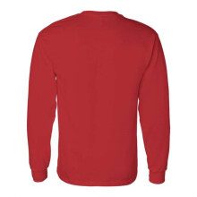 Tricko s dlh   m ruk   vom Gildan Heavy Cotton - cerven    S