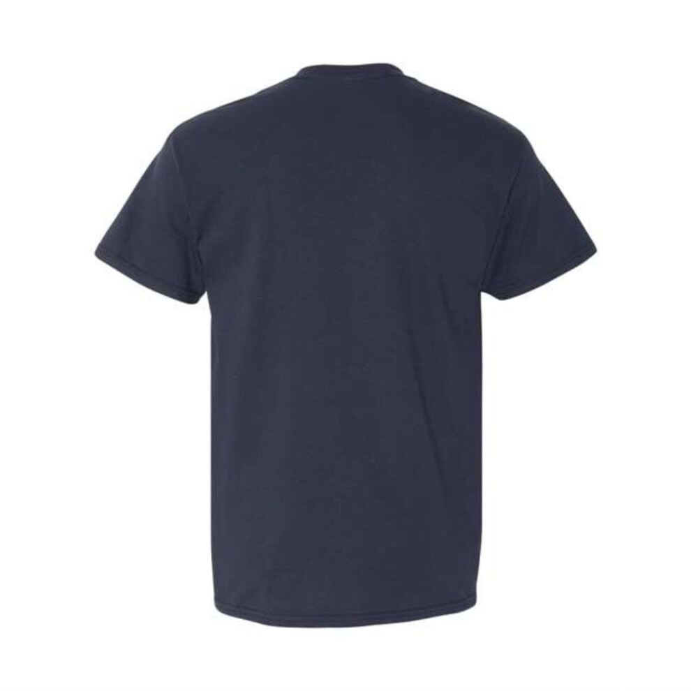 Gildan Heavy Cotton Pocket T-Shirt - Navy S