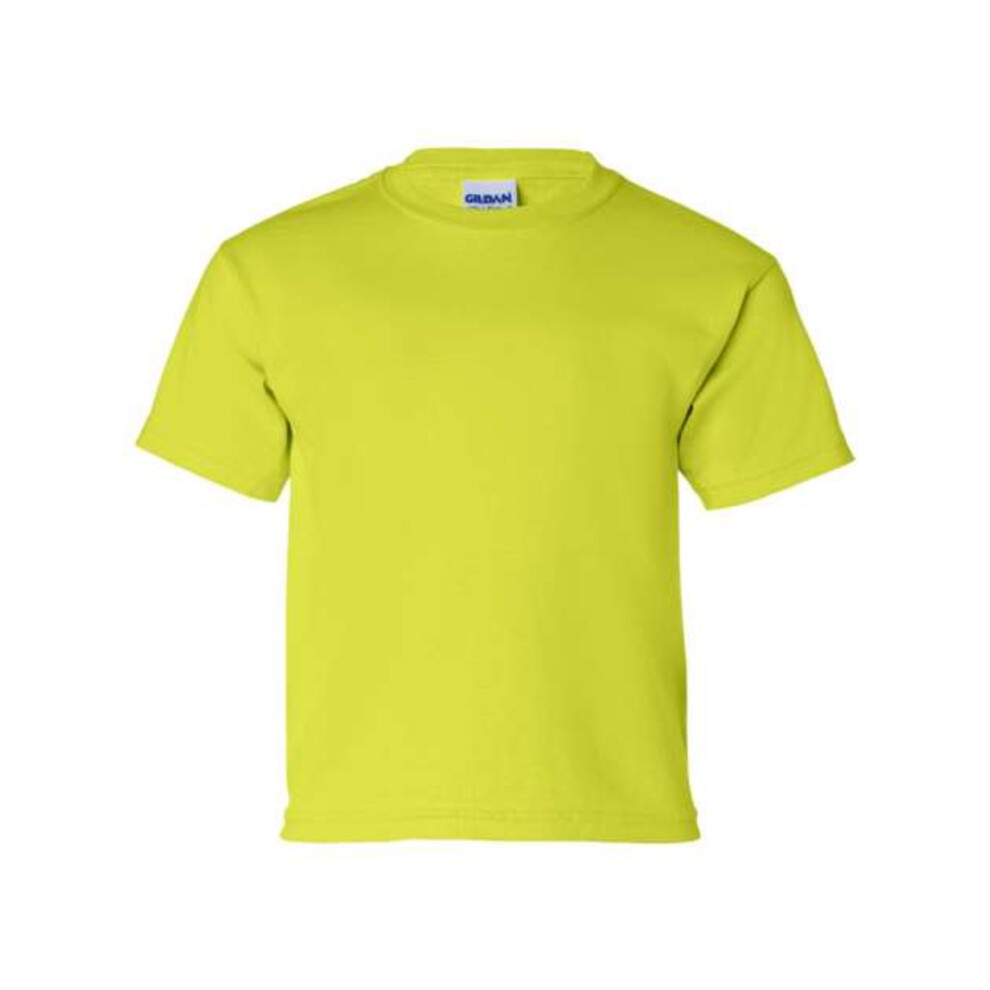 Gildan Ultra Cotton Youth T-Shirt - Safety Xl Green