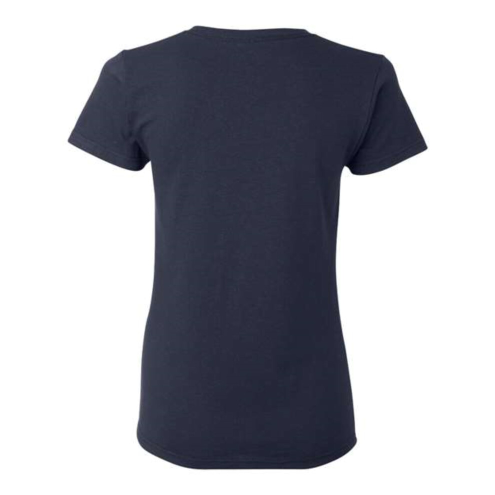 Gildan Heavy Cotton Womens T-Shirt - Navy  M