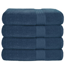 Set de prosopuri de baie Glamburg Premium Cotton 4 pachet - 100% bumbac pur - 4 prosoape de baie 27x54 - Ideal pentru utilizare de zi cu zi - Ult