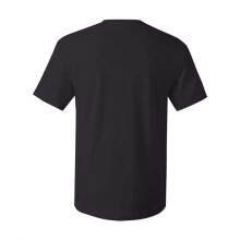 Hanes 5,2 Unzen. Comfortsoft Baumwoll-T-Shirt – Schwarz – XL