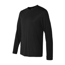 Hanes Cool DRI'Performance mens Long-Sleeve T-Shirt Black XXX-Large