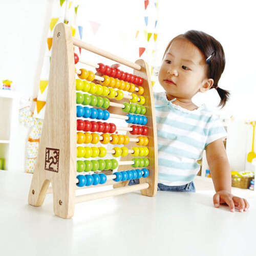 Hape International Rainbow Bead Abacus 1