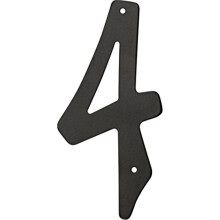 5028262 4"""""""" BLK #4 NAILON 1PC Hillman 4 tuumaa. Musta alumiininen Nail-On numero 4 1 kpl (3 kpl pakkaus)