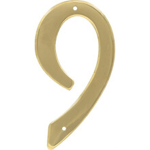 5028296 4"""""""" GLD #9 NAILON 1PC Hillman 4 tuumaa. Gold Brass Nail-On Number 9 1 kpl (3 kpl pakkaus)