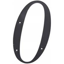 5028298 6"""""""" BLK #1 NAILON 1PC Hillman 6 tuumaa Musta muovinen Nail-On numero 1 1 kpl (3 kpl pakkaus)