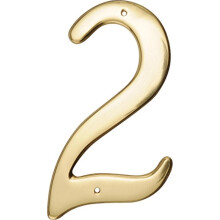 5028368 4"""""""" GLD #2 NAILON 1PC Hillman 4 tuumaa. Gold Brass Nail-On Number 2 1 kpl (3 kpl pakkaus)
