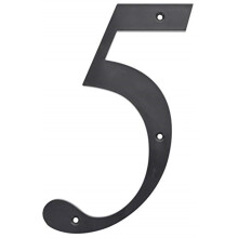 5028384 6"""""""" BLK #5 NAILON 1PC Hillman 6 tuumaa. Musta muovinen naulausnumero 5 1 kpl (3 kpl pakkaus)
