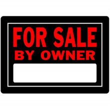 5028429 SE AL DE VENTA PROPIA DE 10 X 14 Se al de venta Hillman English Black de 10 pulgadas de alto x 14 pulgadas de ancho (paquete de 6)