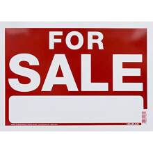 5028943 tegn til salg 10x14 """" ""Hillman Engelsk r?d til salg tegn 10 in. H x 14 in. W (pakke af 6)