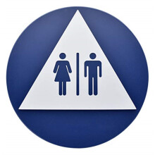 5029029 PLAQUE RSTRM UNI SIM 12 """" """" Hillman English Blue Roale Plaque 12 in. H x 12 in. W (pachet de 6)