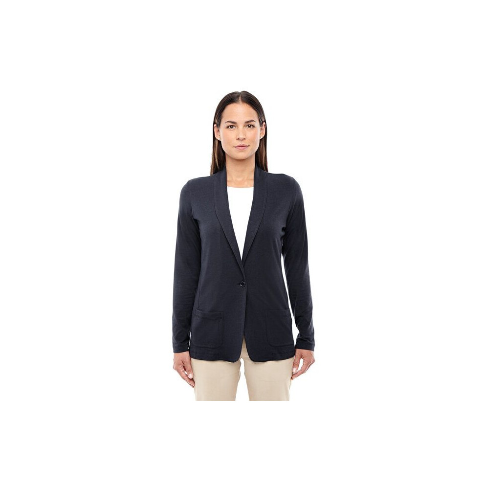Cardigan col châle coupe parfaite pour femme - BLANC - XS (D0102H76ZgX)