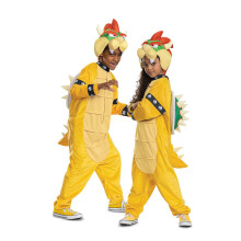 Super Mario Bros Bowser Hooded child Jumpsuit costume X-Large (14-16)