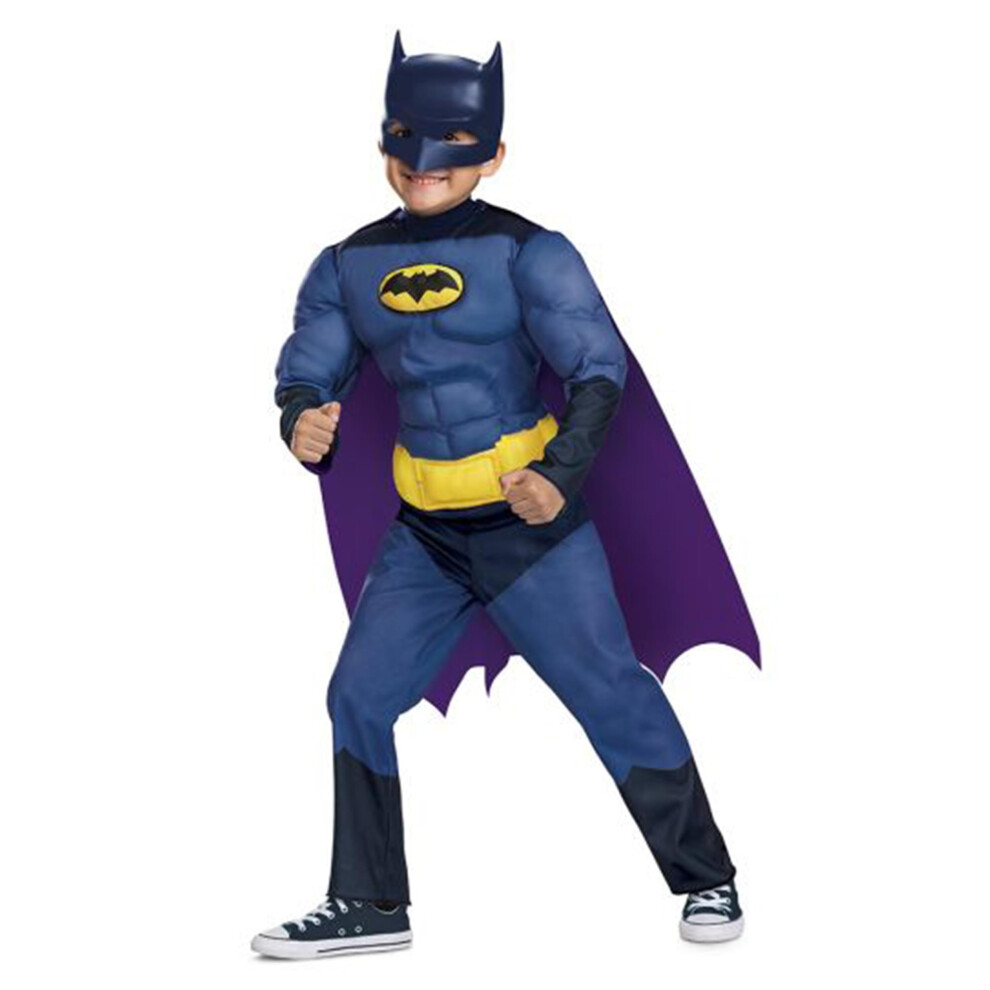 Photos - Fancy Dress Dc Batwheels Batman classic child Muscle costume Small 149949L(4-6)