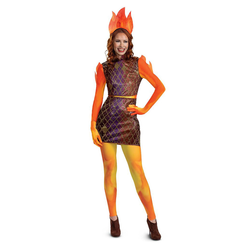 Photos - Fancy Dress Disney Elemental Ember Deluxe Adult costume Medium  Not,Specified B09ZPZLB3F(8-10)