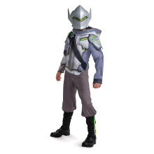 Overwatch genji Deluxe child Muscle costume Medium (7-8)