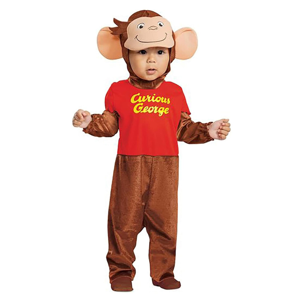 Photos - Fancy Dress curious george Infant costume 6-12 Months Not,Specified B09BS7W78F