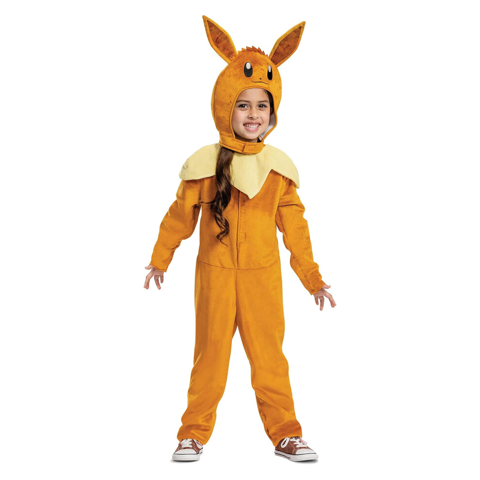 Photos - Fancy Dress Pokemon Eevee Toddler costume Medium B07KW1VWNB(3T-4T)