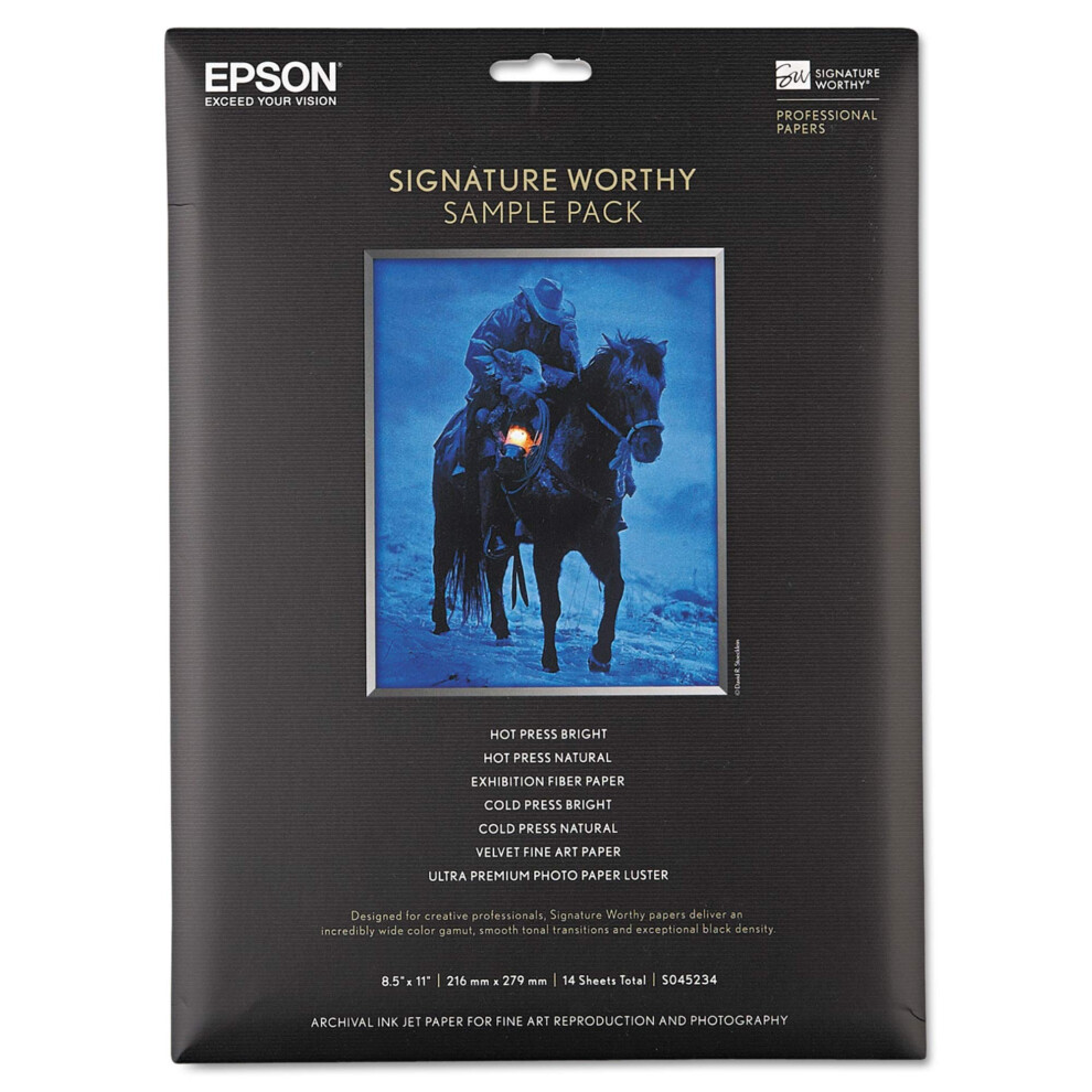 Epson EPSS045234 - Signature Worthy Paper Sample Pack