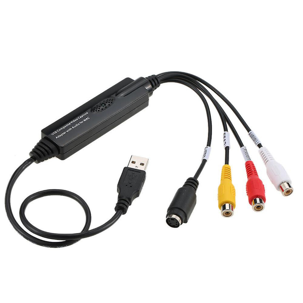 High Quality Usb 2.0 Video Audio Grab Grabber Recorder Adapter Card Black