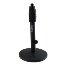 Frameworks Desktop Mic Stand with 6"""" Round Base Standard Twist Clutch