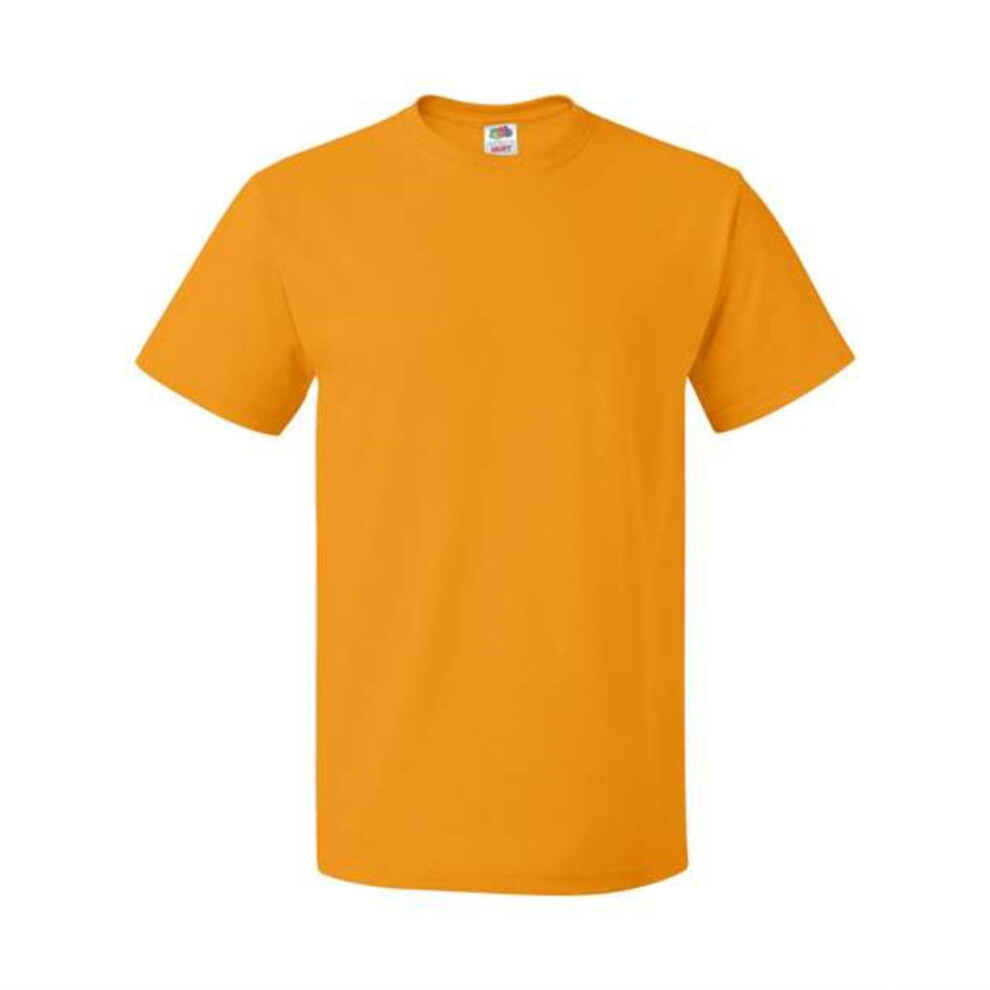 Fruit Of The Loom HD Cotton Short Sleeve T-Shirt - Safety Orange M