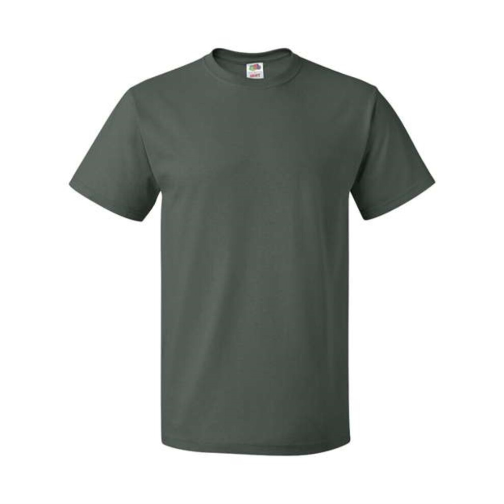 Fruit Of The Loom HD Cotton Short Sleeve T-Shirt - Forest Green M