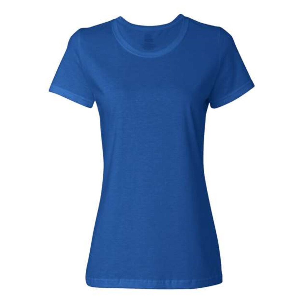 Fruit Of The Loom HD Cotton Women's Short Sleeve T-Shirt - Royal XL