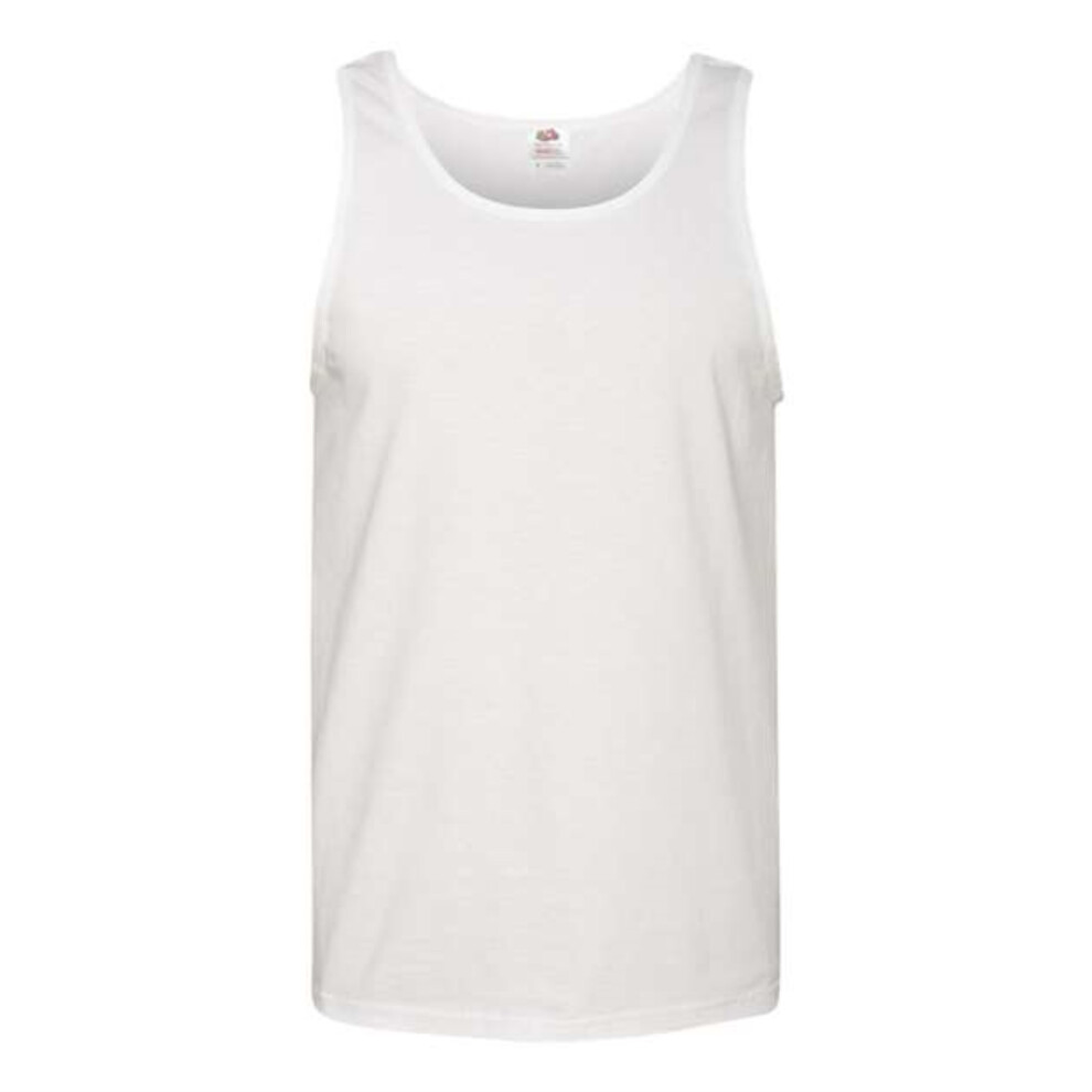 Fruit Of The Loom HD Cotton Tank Top - White S