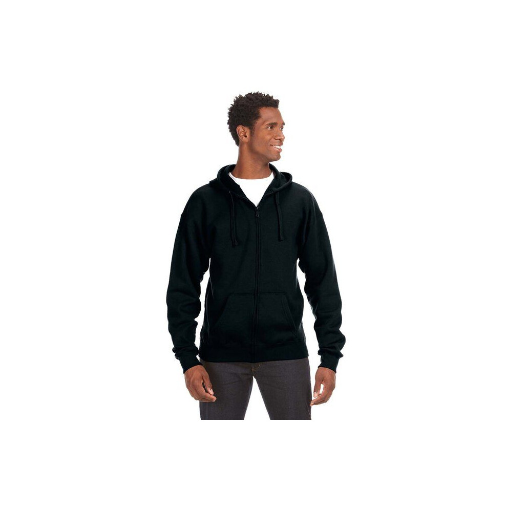 Adult Premium Full-Zip Fleece Hooded Sweatshirt - OXFORD - S(D0102H783FP)