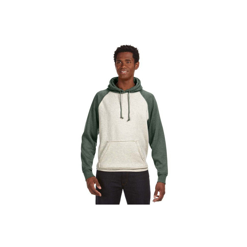 Adult Vintage Heather Pullover Hooded Sweatshirt - OATML HTHR ARMY - S(D0102H78FI8)