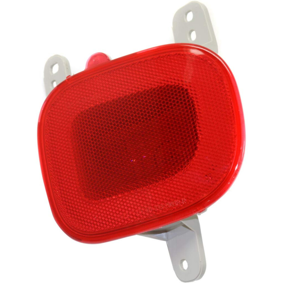 For Jeep Renegade 2015 2016 2017 2018 Bumper Reflector Passenger Side | Rear | Capa | Replacement For Ch1185103 Ch1185103c | 191275369470 68255513Aa 196837676041
