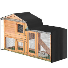 Rabbit Hutch Cover 210d Durable Thermal Covers Pet Crate Covering For Cage