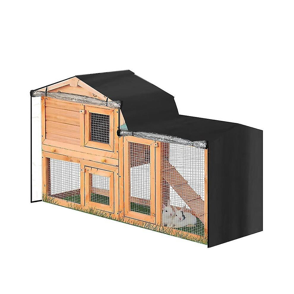 Rabbit Hutch Cover 210d Durable Thermal Covers Pet Crate Covering For Cage