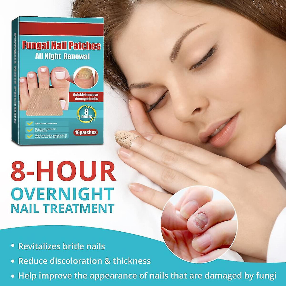 48pcs Nail Repair Patches, Nail Repair Treatment For Restores Damaged Nails Appearance Of Discolored 8-hour Overnight
