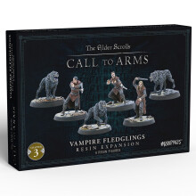 Modiphius: The Elder Scrolls: Call to Arms - Vampier Fledglings - 6 Figuren Hars uitbreiding, 32mm RPG Miniaturen