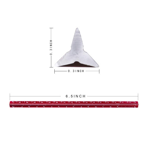 Mr. Pen- 6 Inch 2 Pack Pocket Size Lineal Small Architectural Scale 1