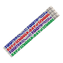 Pachet de 12 creioane motiva?ionale pentru a 100-a zi a ?colii Musgrave (MUS2347D)
