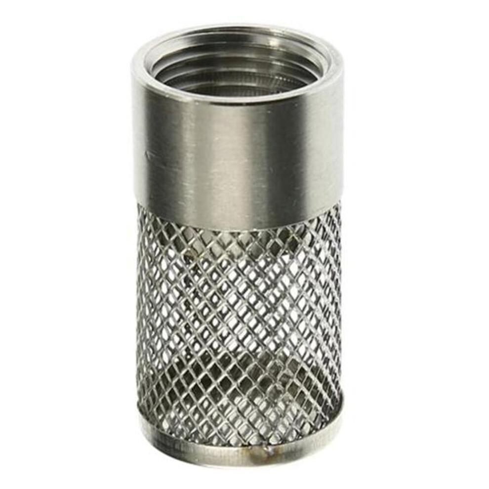 (25mm) Inlet Suction Strainer Stainless Steel Garden Hose Inlet Filter Mesh Easy Install Intake Hose Pickup Filter Head For Irrigation Water Pump Filter