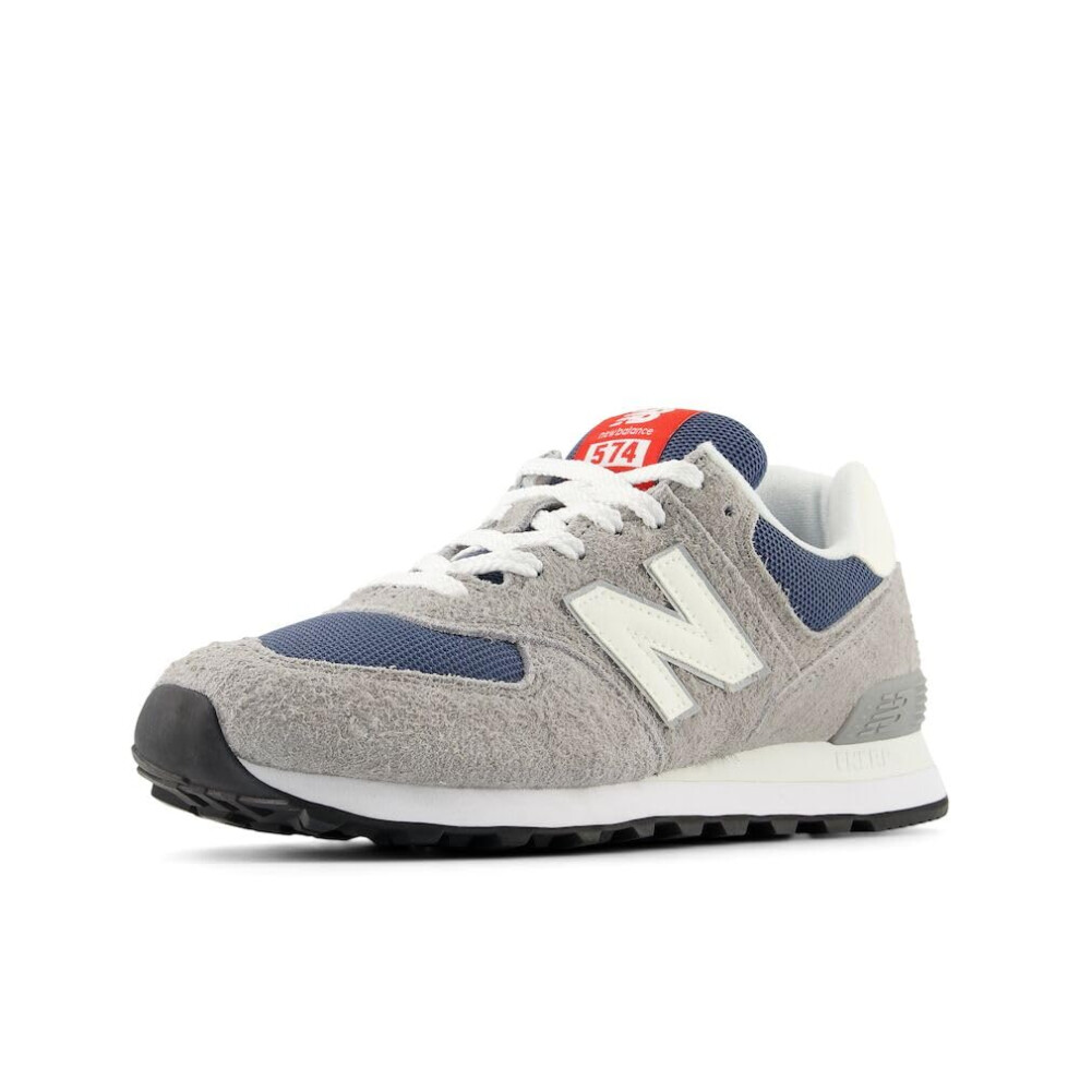 New Balance Unisex 574 V2 History Sneaker Shadow Grey/Sea Salt 9 US Men