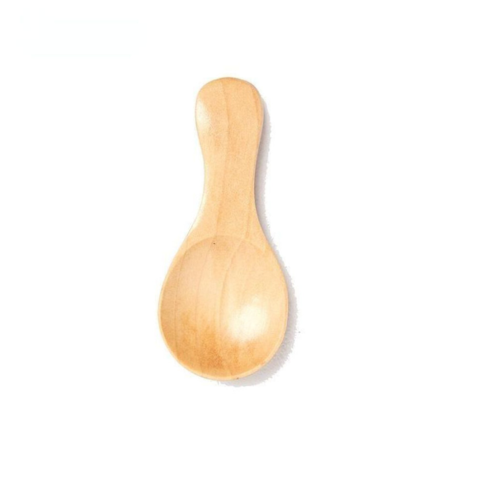 (beige) Natural Mini Spoon for Condiments & Seasonings